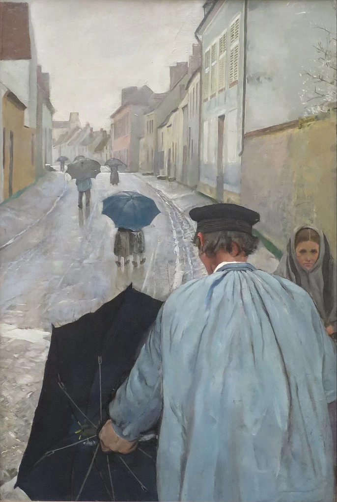 Strada del villaggio in Normandia - Kode Kunstmuseer og komponisthjem, Bergen